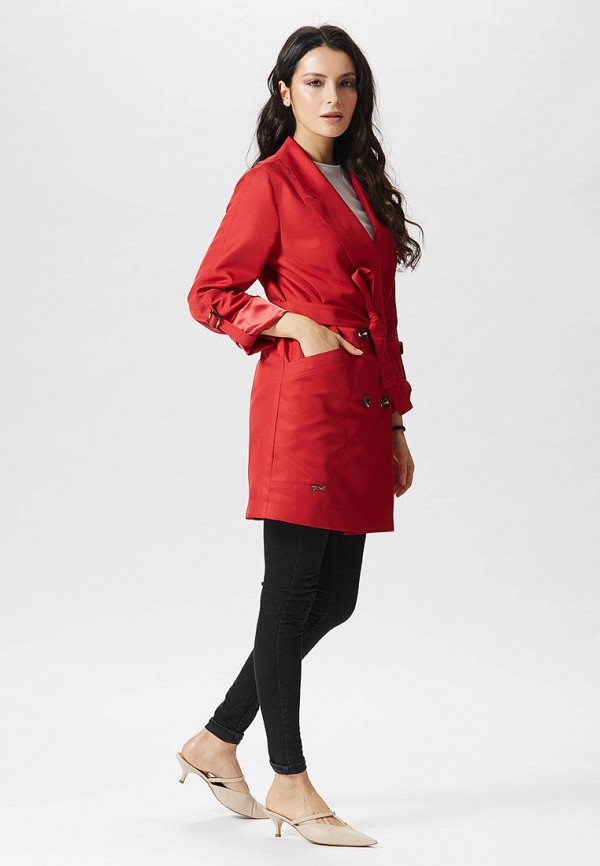 Плащ Dimma красный, размер 42, фото 4