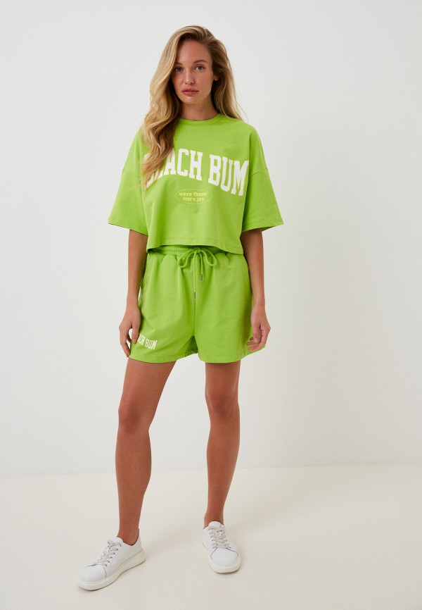 Футболка Befree зеленый, размер 44, фото 2