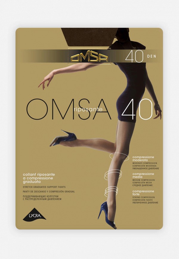 

Колготки Omsa, Коричневый, 40 DEN