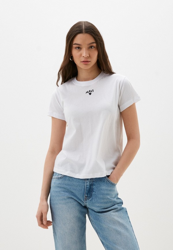 

Футболка Mavi, Белый, SHORT SLEEVE TOP