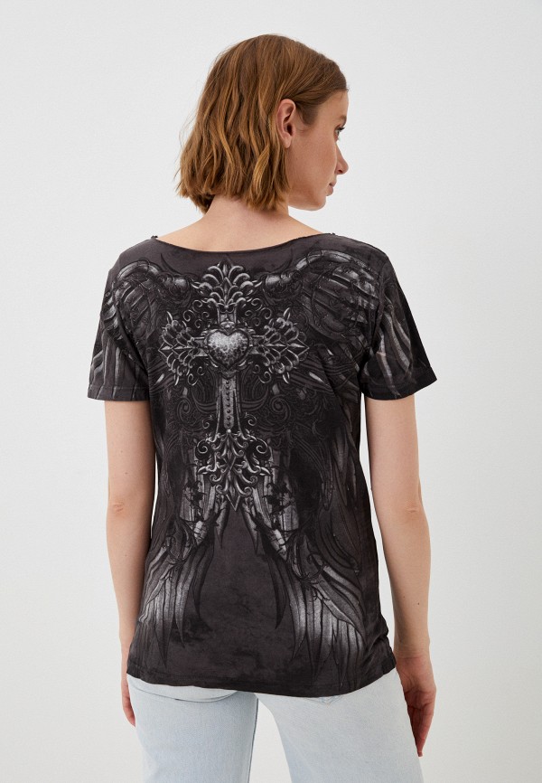 Футболка Affliction серый, размер 42, фото 2