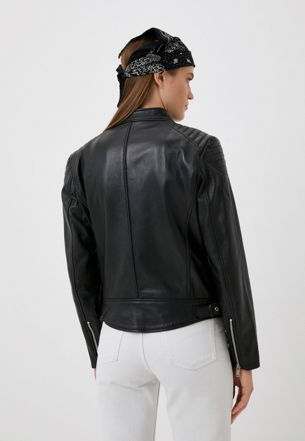 фото Куртка кожаная снежная королева