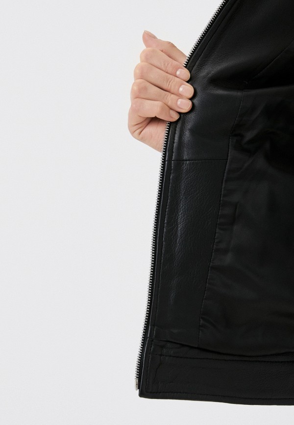 фото Куртка кожаная снежная королева