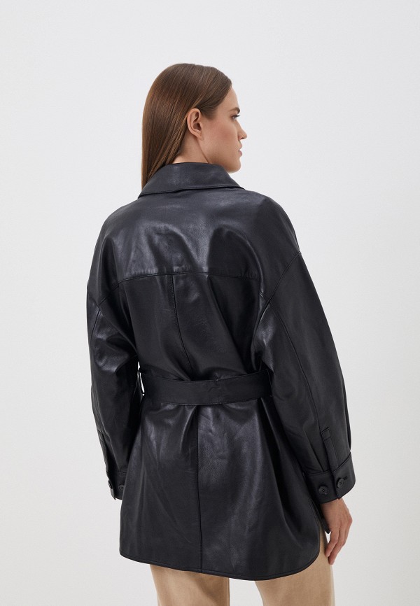 фото Куртка кожаная снежная королева