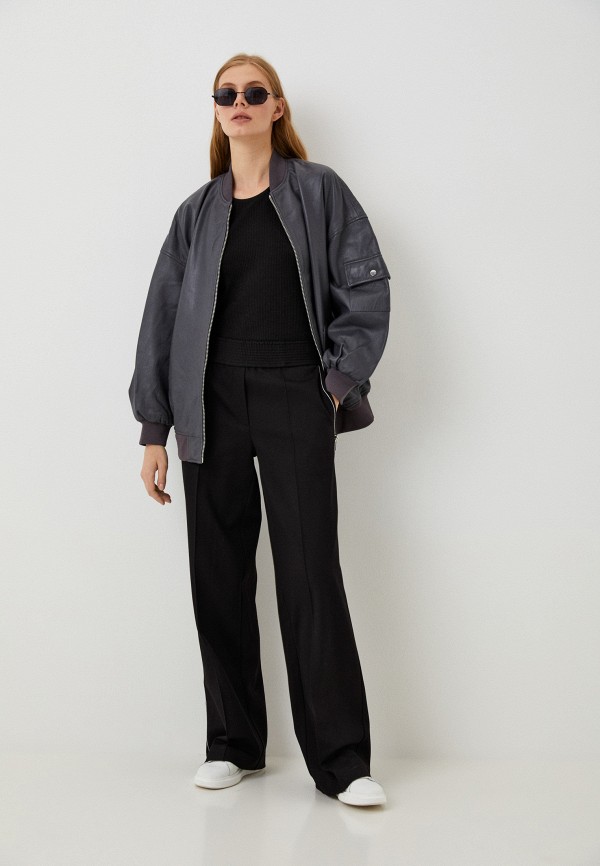 фото Куртка кожаная снежная королева