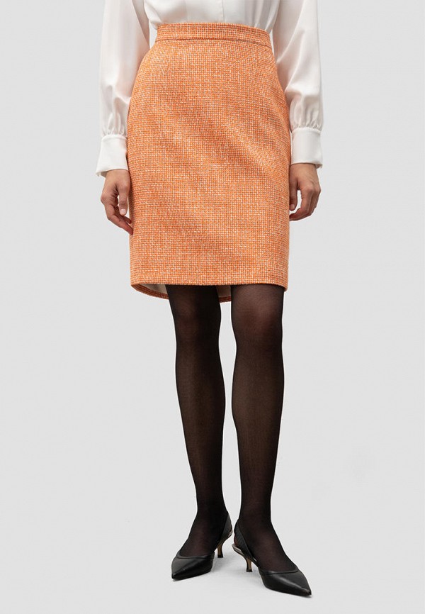

Юбка Anna Pekun, Оранжевый, KATRIN tweed