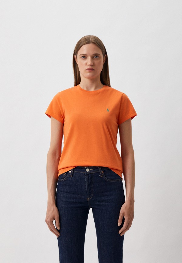 Футболка Polo Ralph Lauren оранжевого цвета