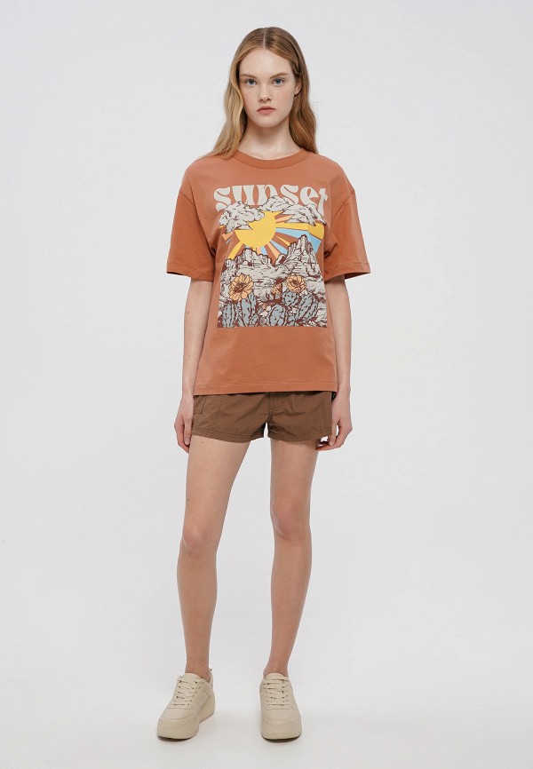 Футболка Твое коричневый, размер 48, фото 2