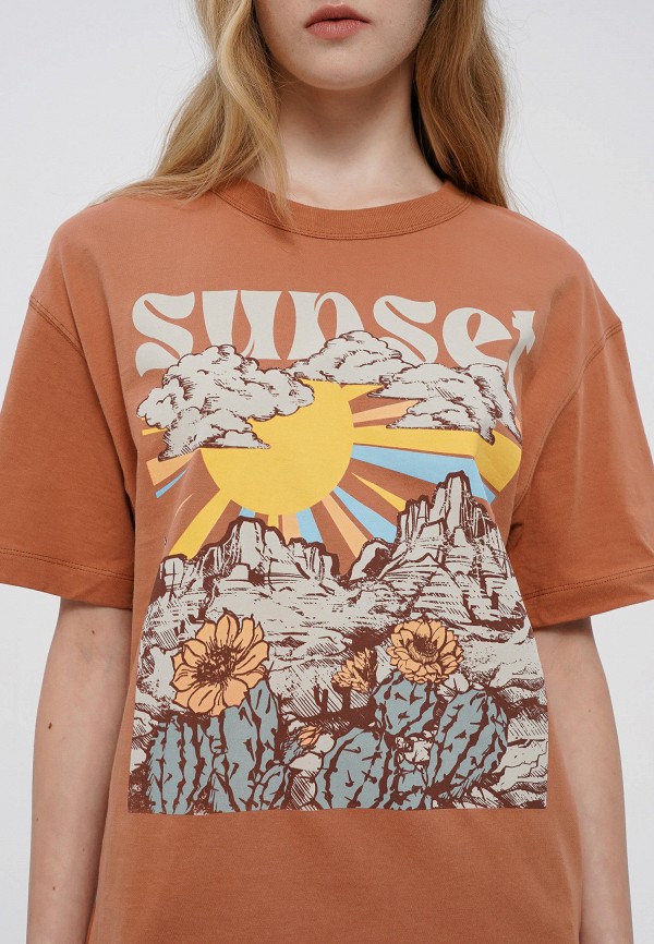 Футболка Твое коричневый, размер 48, фото 5