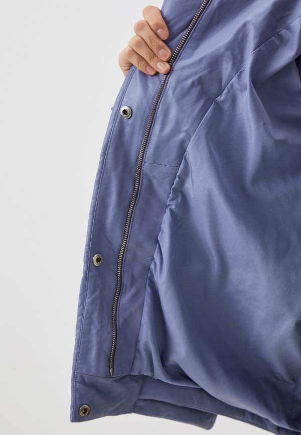 фото Куртка кожаная утепленная снежная королева