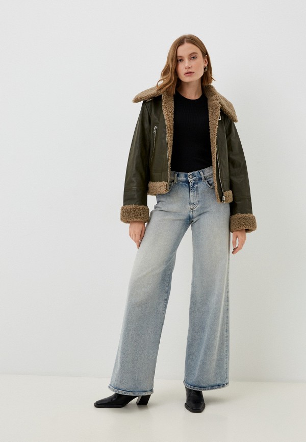 фото Куртка кожаная утепленная marc o'polo denim