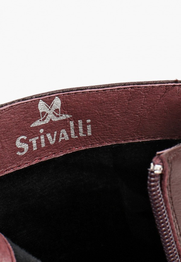 Ботинки Stivalli цвет бордовый  Фото 6