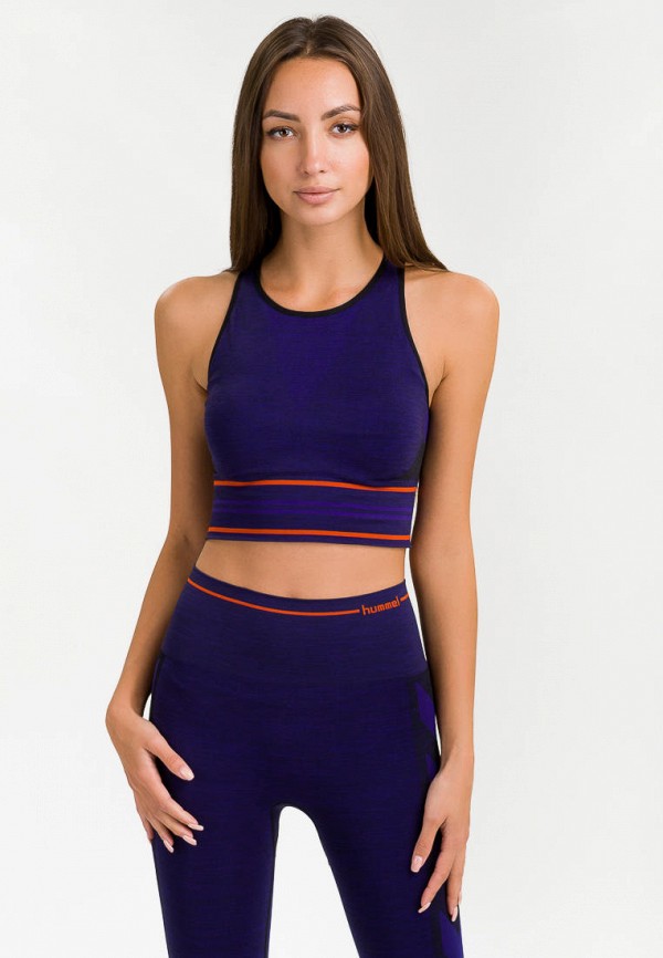 

Топ спортивный Hummel, Синий, GEMMA SEAMLESS SPORTS