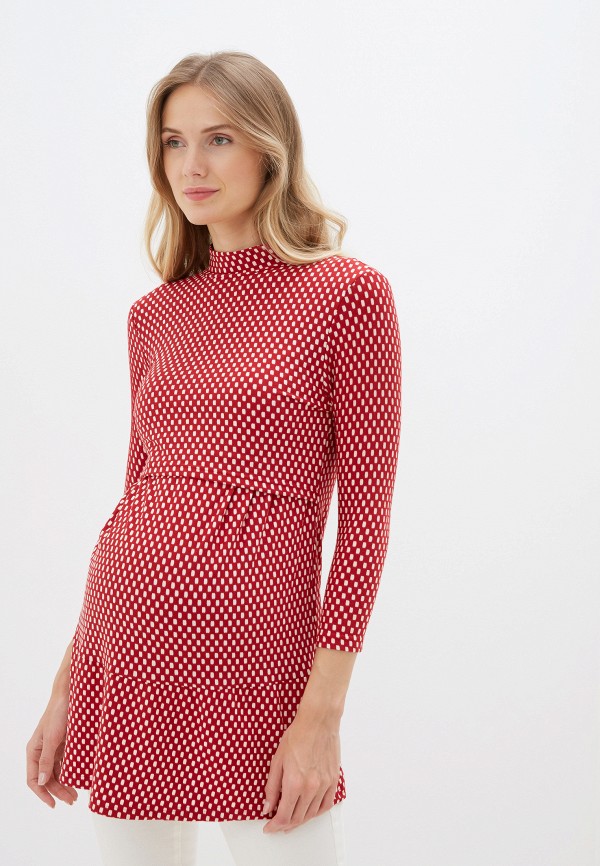 

Туника Мамуля красотуля ..в ожидании чуда, Красный