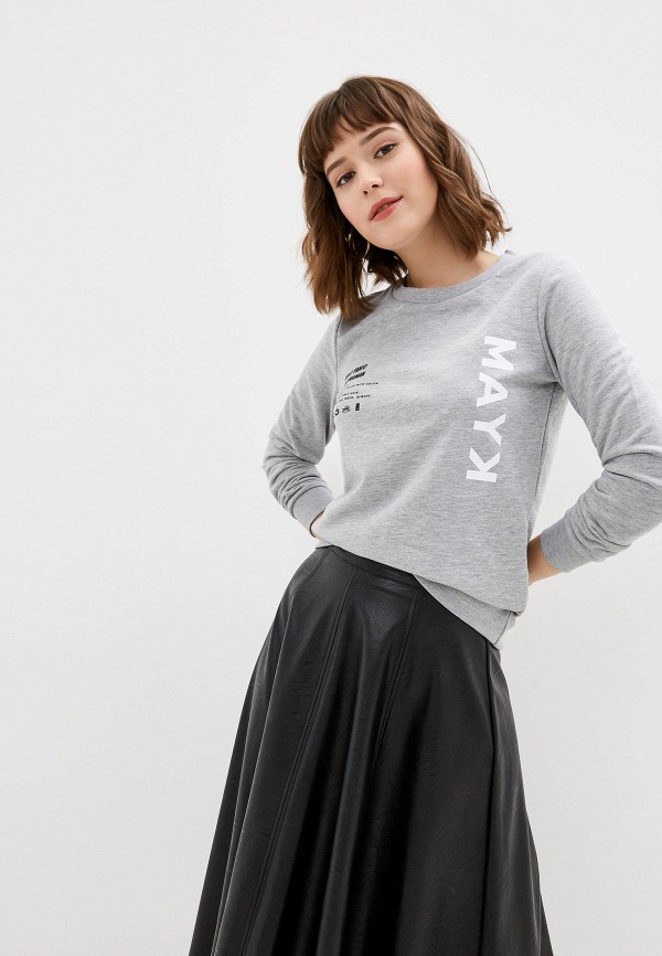 

Свитшот MAYK brand for ur life, Серый
