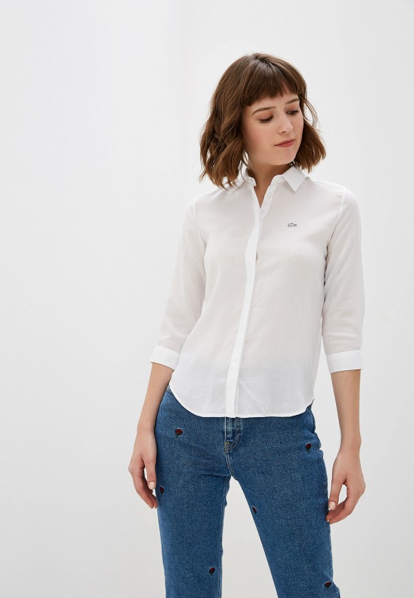 Рубашка Lacoste цвет белый  Фото 4