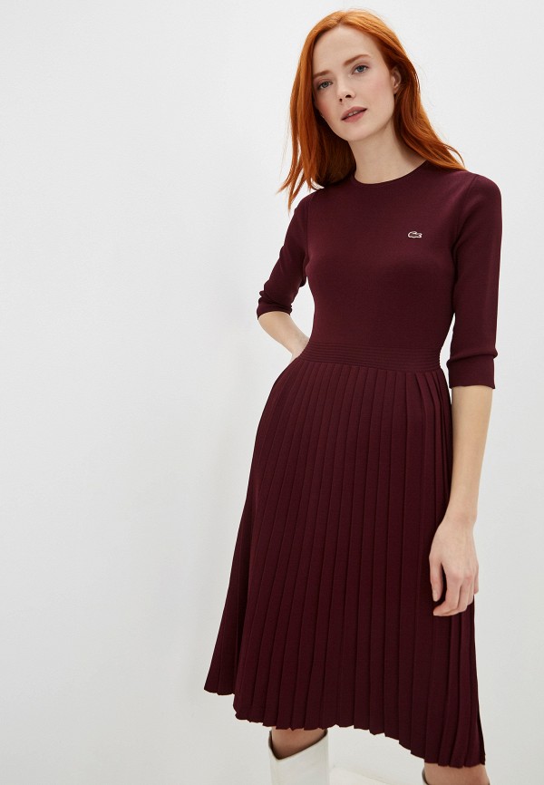 

Платье Lacoste, Бордовый