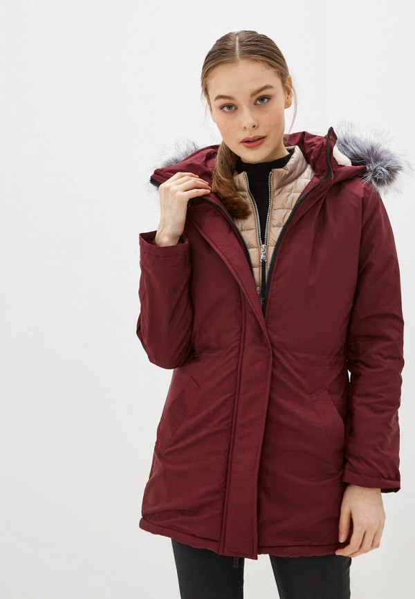 

Парка Dasti, Бордовый, Montblanc Medium Wool Soft Touch Cabernet