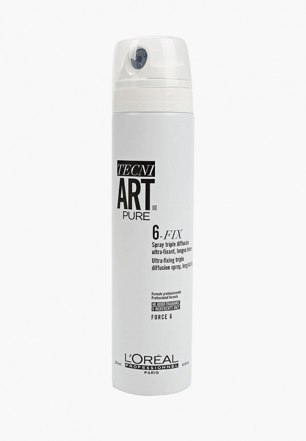 

Спрей для волос L'Oreal Professionnel, Прозрачный, Tecni.Art 6-Fix Pure для фиксации волос