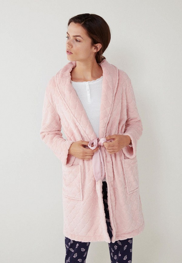 

Халат домашний women'secret, Розовый, women'secret MP002XW0GYU9