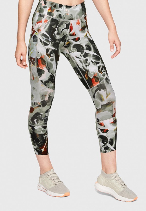 

Леггинсы Under Armour, Разноцветный, UA SpeedPocket Printed Run Crop