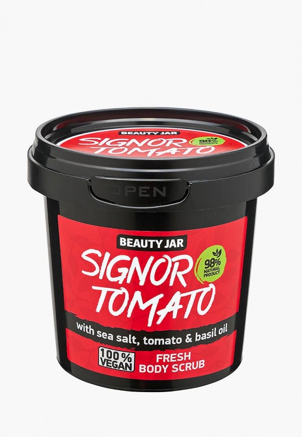 

Скраб для тела Beauty Jar, Красный, SIGNOR TOMATO, 200 г