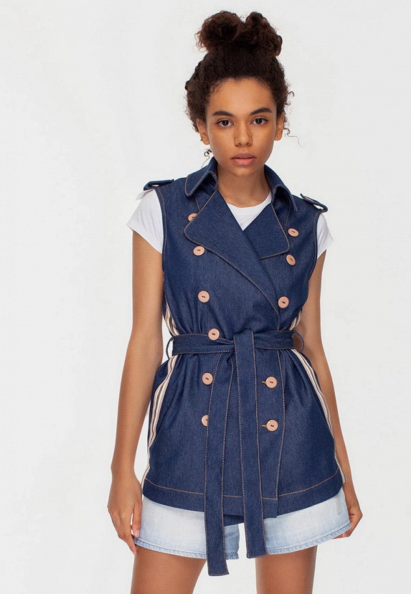 

Жилет Vamponi, Синий, Denim Vest