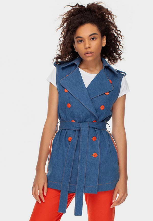 

Жилет Vamponi, Синий, Denim Vest