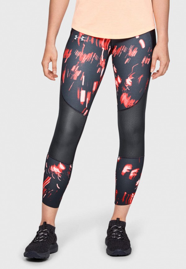

Тайтсы Under Armour, Черный, UA SpeedPocket Printed Run Crop