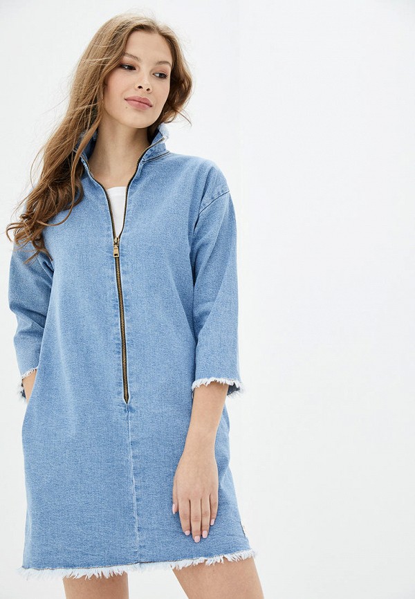 

Платье джинсовое WhyNotDenim, Голубой, WhyNotDenim MP002XW0H49M