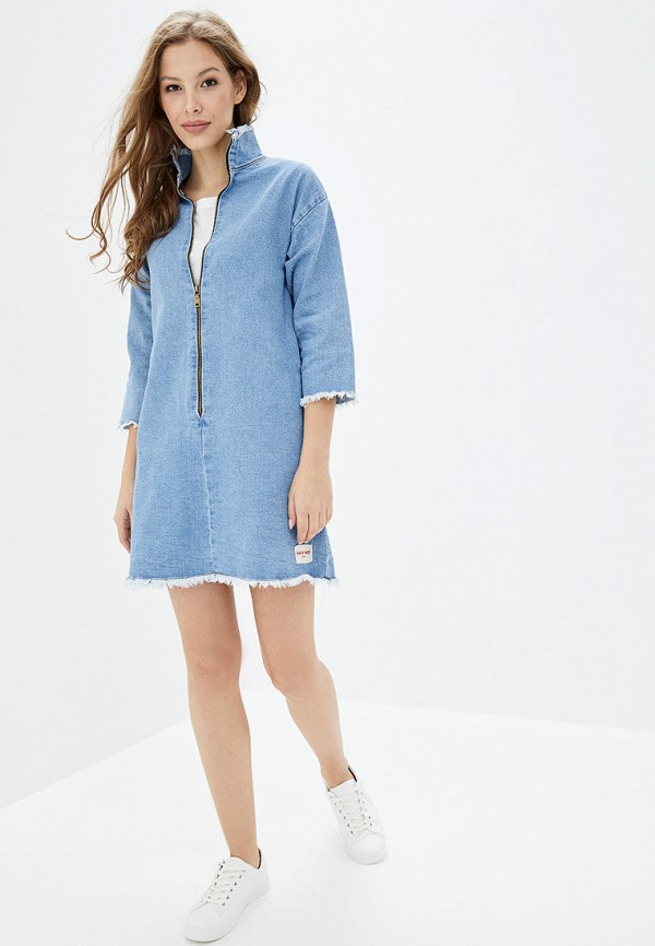 

Платье джинсовое WhyNotDenim, Голубой, WhyNotDenim MP002XW0H49M