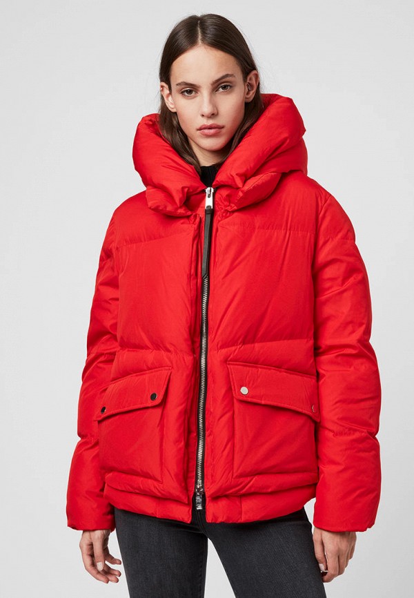 

Куртка утепленная AllSaints, Красный, ESTEE PUFFER