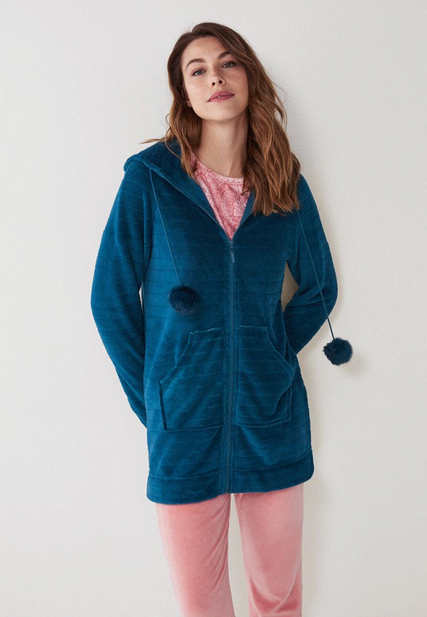 

Кардиган домашний women'secret, Синий, women'secret MP002XW0H7R1