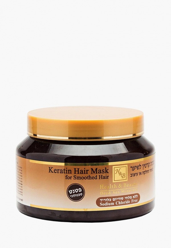 

Маска для волос Health & Beauty, Прозрачный, 500 мл