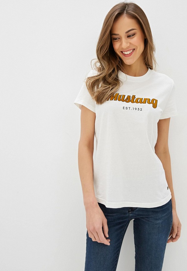 

Футболка Mustang, Белый, Alina C Print