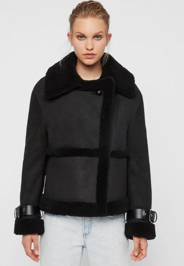 

Дубленка AllSaints, Черный, FARLEY SHEARLING