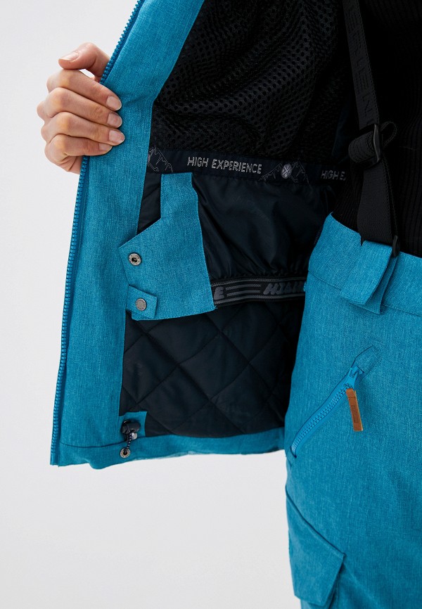 Куртка сноубордическая High Experience цвет бирюзовый  Фото 4