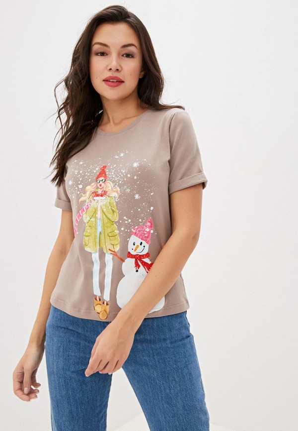 

Футболка Fashion.Love.Story, Бежевый