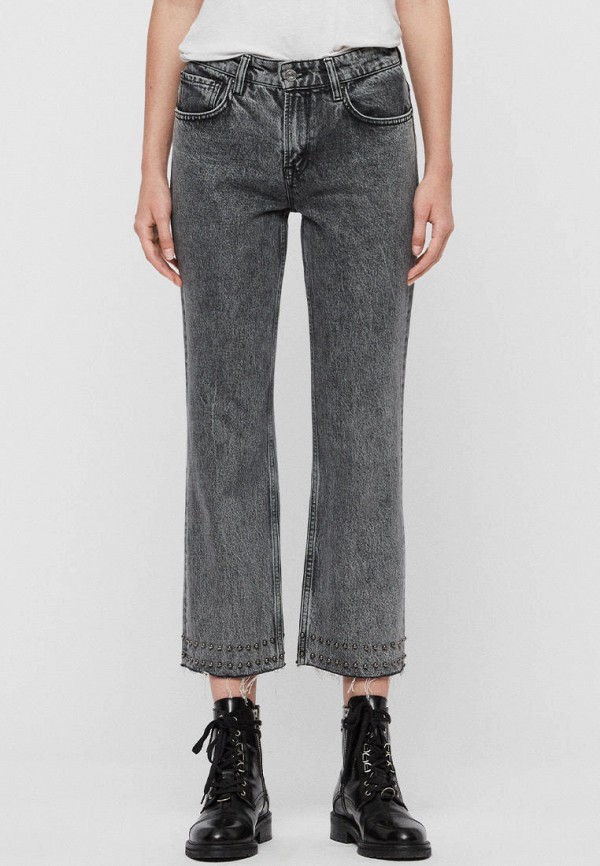 

Джинсы AllSaints, Серый, AVA STUD HEM