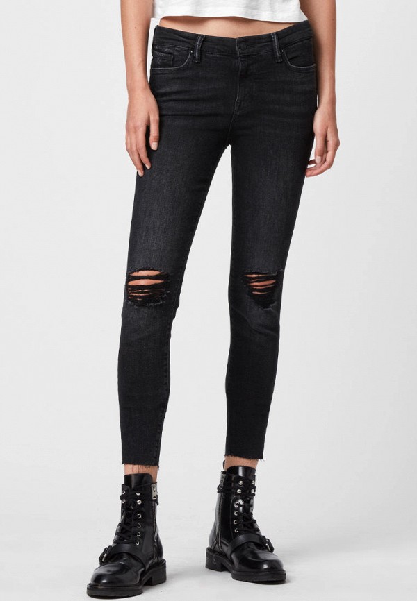 

Джинсы AllSaints, Черный, GRACE FRAY