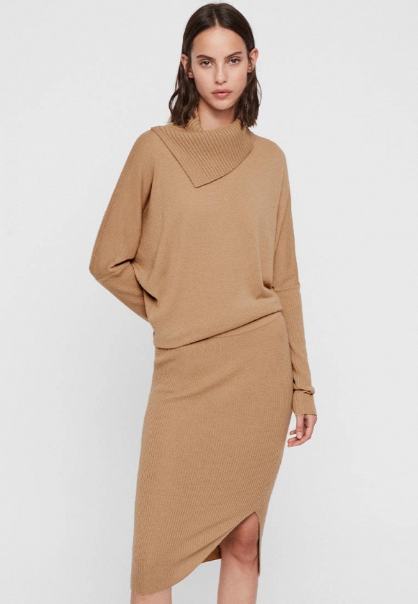 

Платье AllSaints, Коричневый, AllSaints MP002XW0HJEO