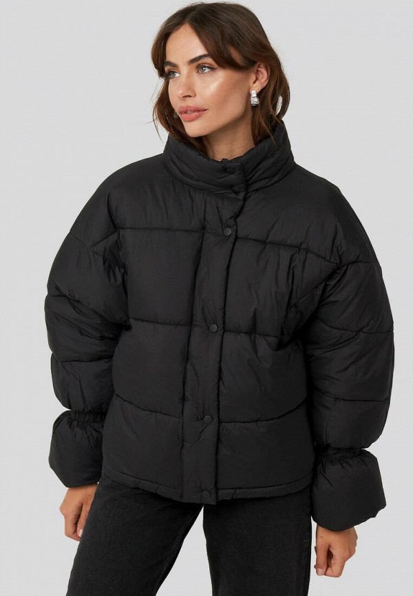 

Куртка утепленная NA-KD, Черный, Elastic Detail Puffer
