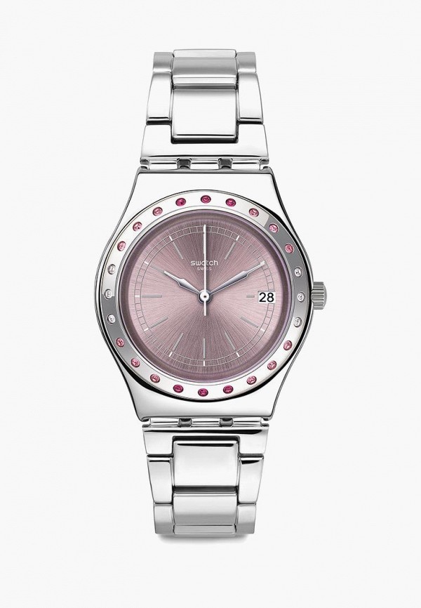 

Часы Swatch, Серебряный, PINKAROUND
