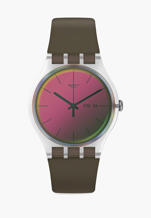 

Часы Swatch, Коричневый, POLARMY