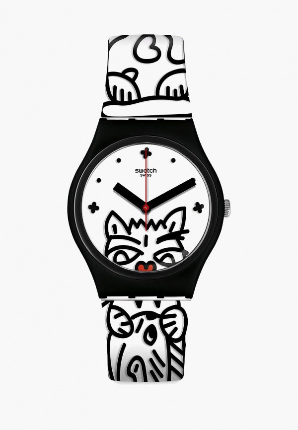 

Часы Swatch, Белый, COMICAT (GB322)