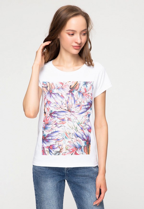 

Футболка Lilit Art Store, Белый, Flower pattern