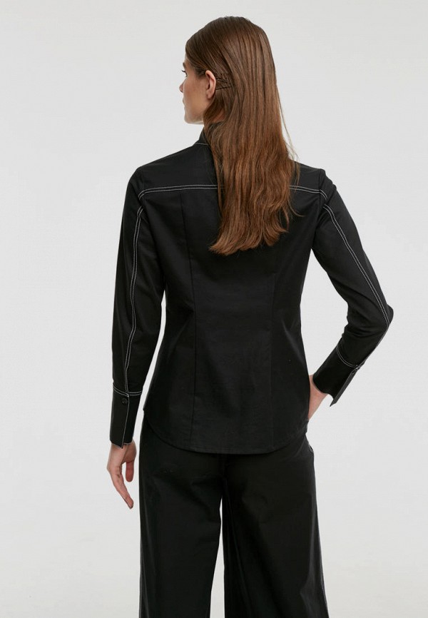 Блуза Pattern цвет черный  Фото 3
