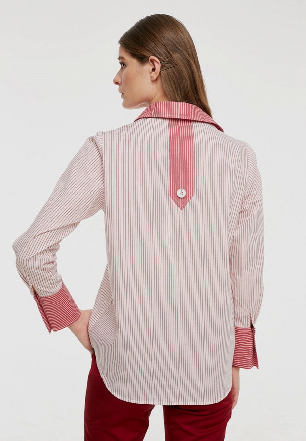 Рубашка Pattern цвет розовый  Фото 3