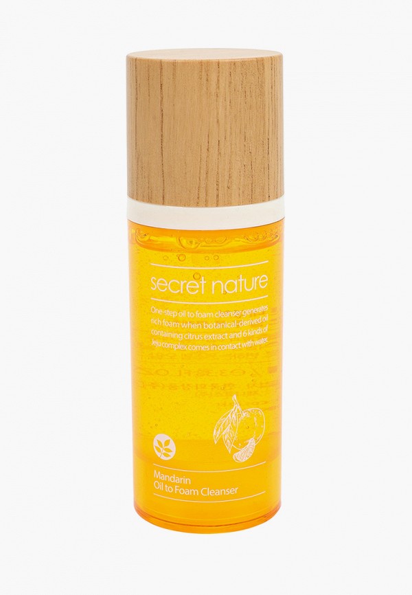 

Гидрофильное масло Secret Nature, Прозрачный, пенка с мандарином, 100 мл