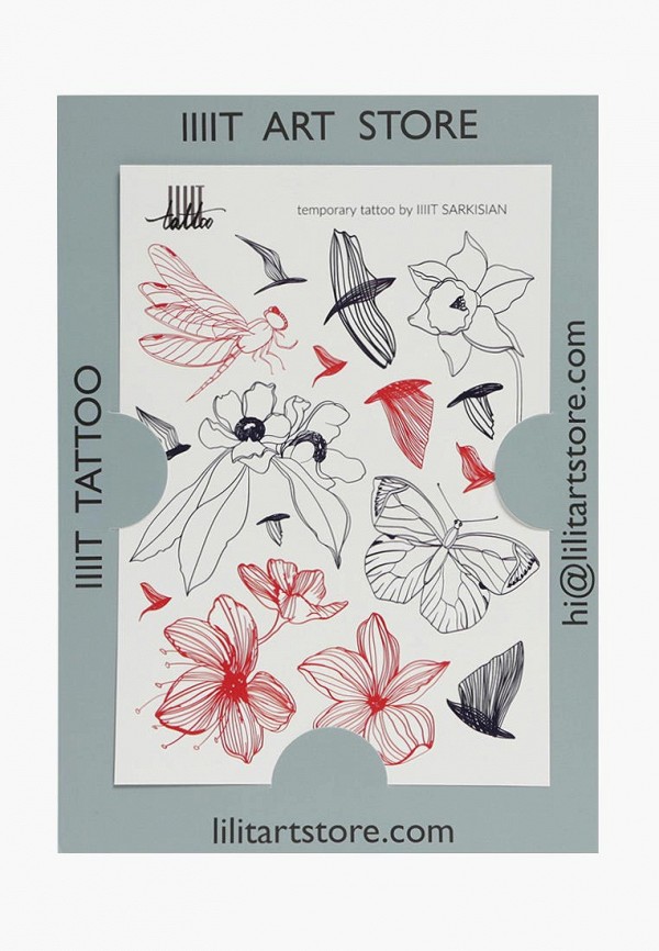 

Временные татуировки Lilit Art Store, Разноцветный